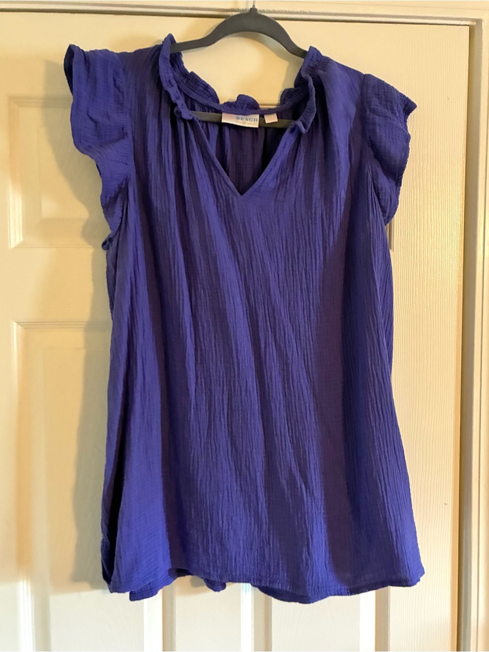 Belle Beach by Kim Gravel Purple Top